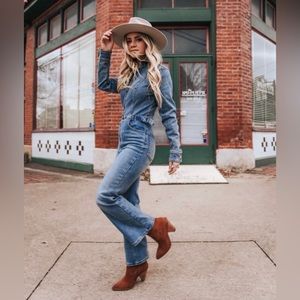 Able Denim Jumpsuit